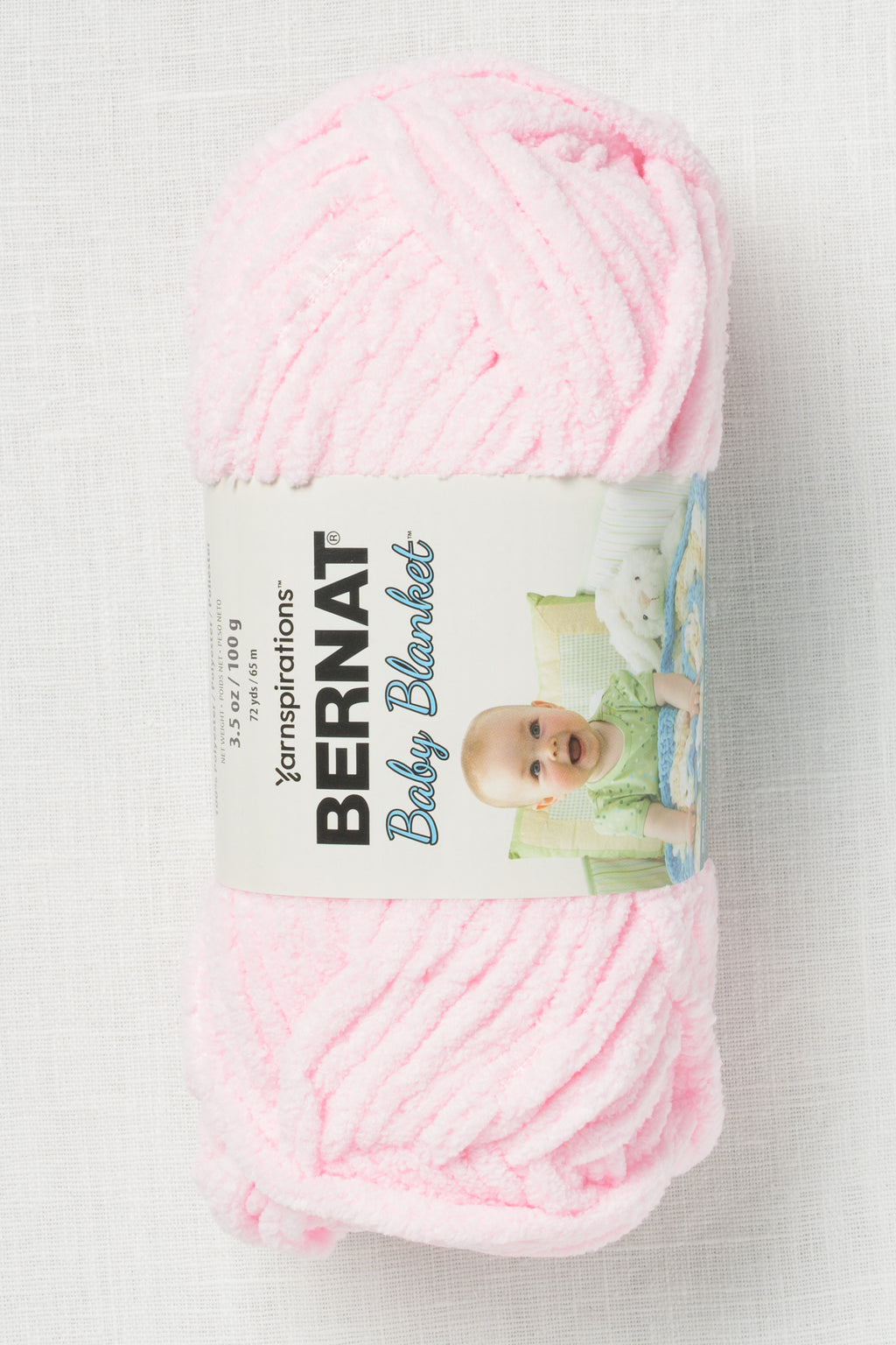 Bernat Baby Blanket Small Ball Baby Pink