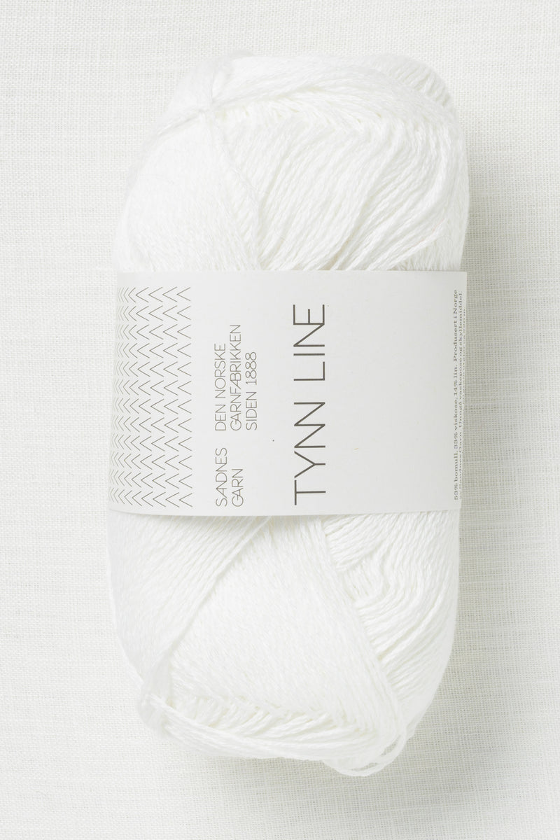 Sandnes Garn Tynn Line 1001 True White