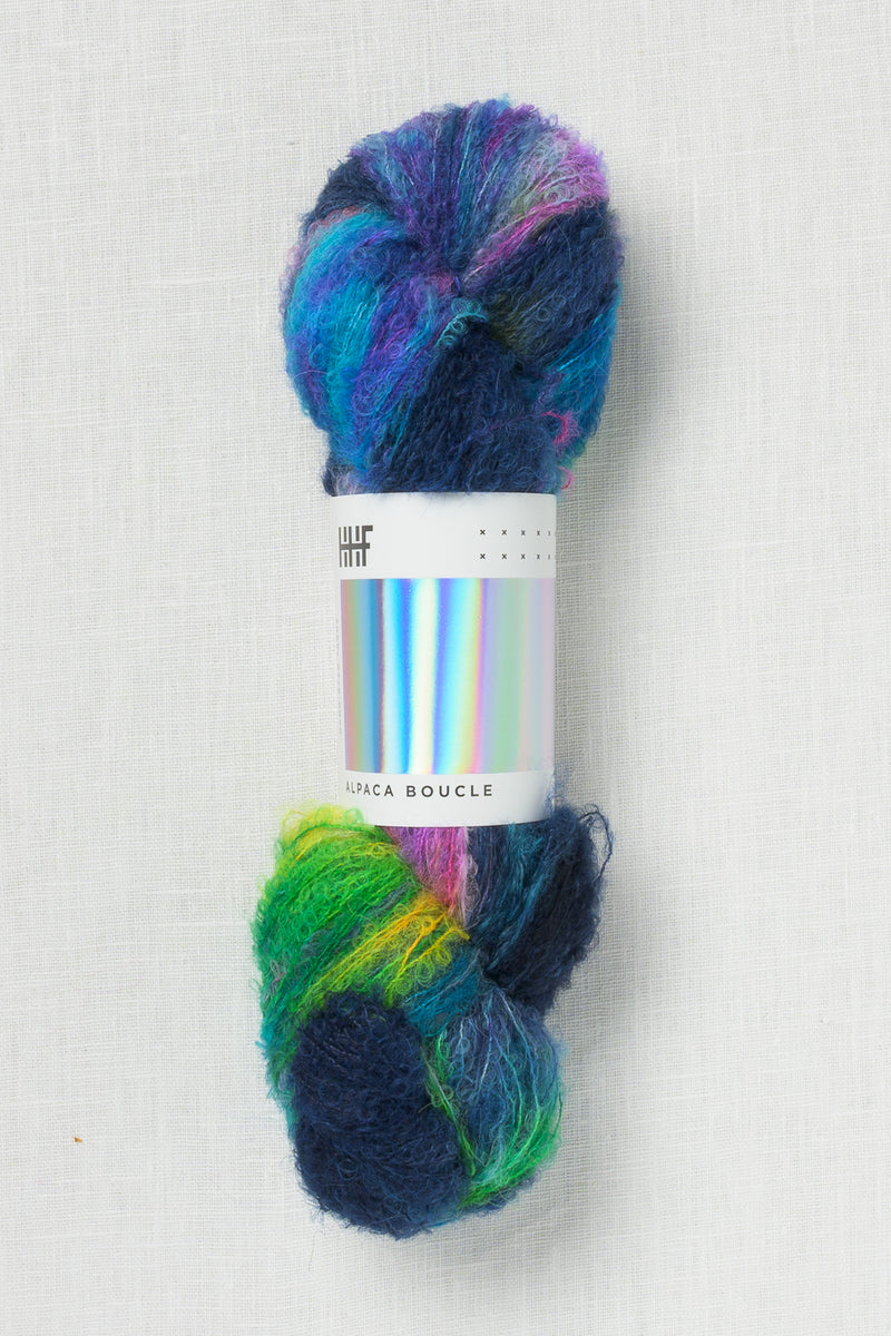 Hedgehog Fibres Alpaca Boucle Squid