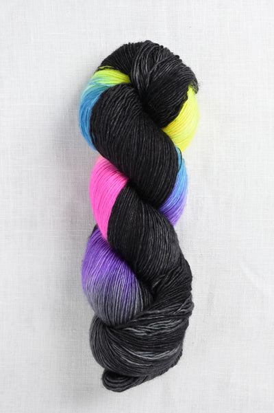 Madelinetosh Tosh Silk Cloud Black Rainbow