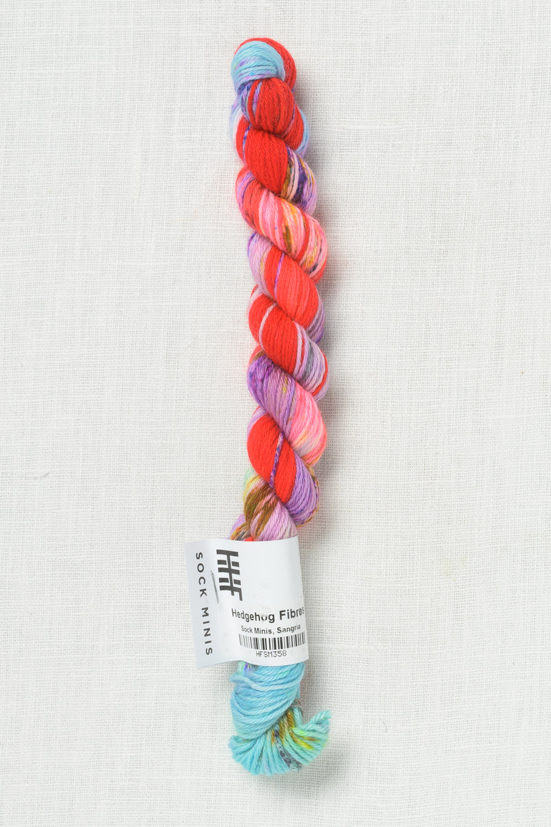 Hedgehog Fibres Sock Minis Hibiscus