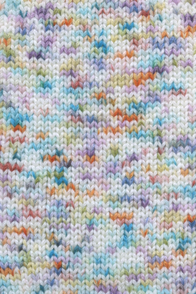 Lang Yarns Mosaic 1 Turquoise Berry Orange Green swatch