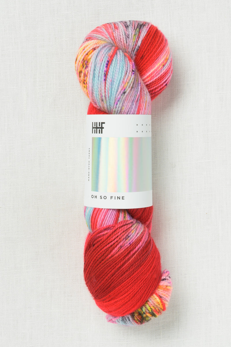 Hedgehog Fibres Oh So Fine Hibiscus