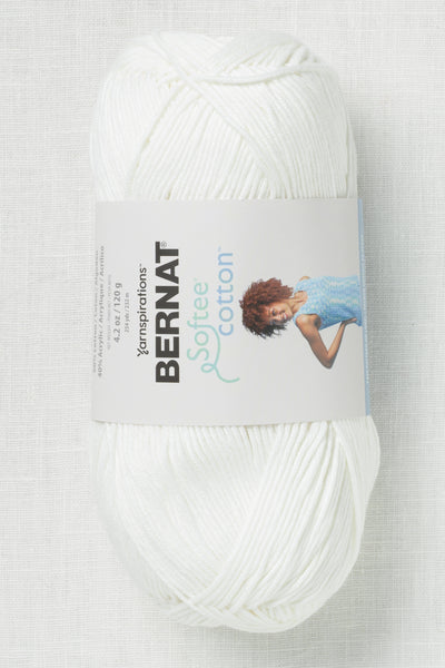 Bernat Softee Cotton Clear White