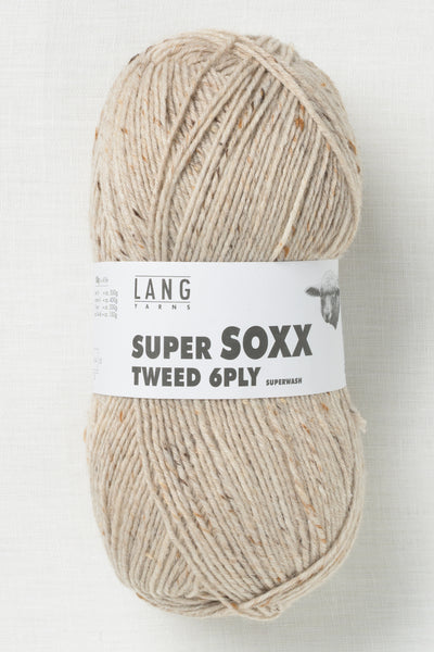 Lang Yarns Super Soxx Tweed 6 Ply 26 Beige