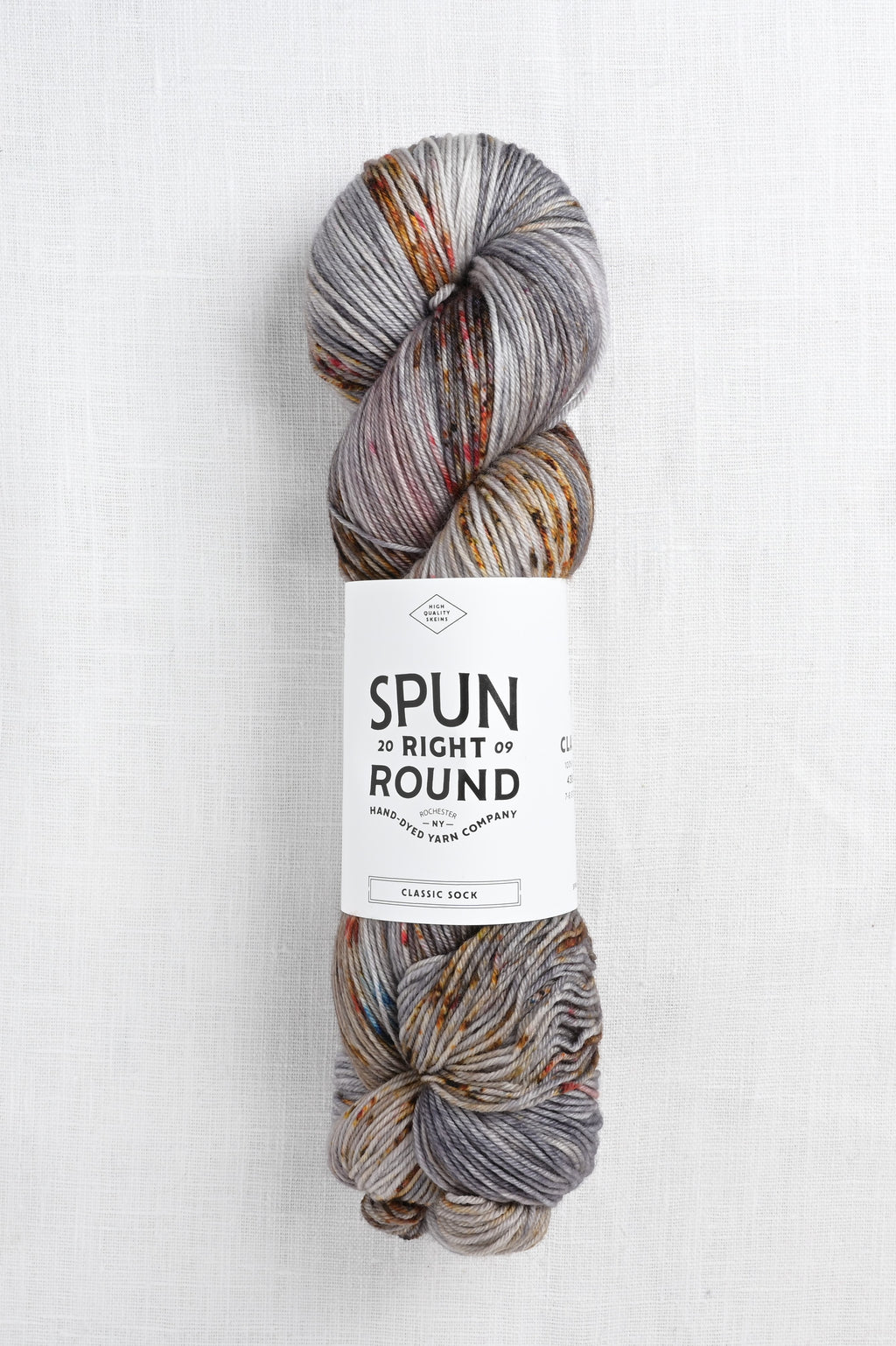 Spun Right Round Classic Sock Heart Eyes