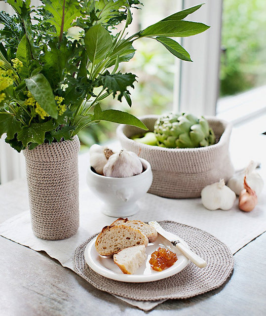 Crocheted Baskets by Churchmouse Yarns and Teas