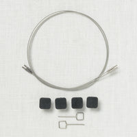 KnitPro Petite Fixed Stainless Steel Interchangeable Cable