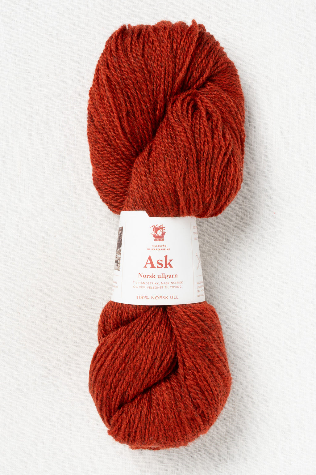 Hillesvåg Ask 6503 Heathered Dark Terracotta