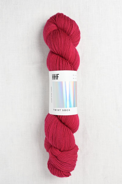 Hedgehog Fibres Twist Sock Merlot