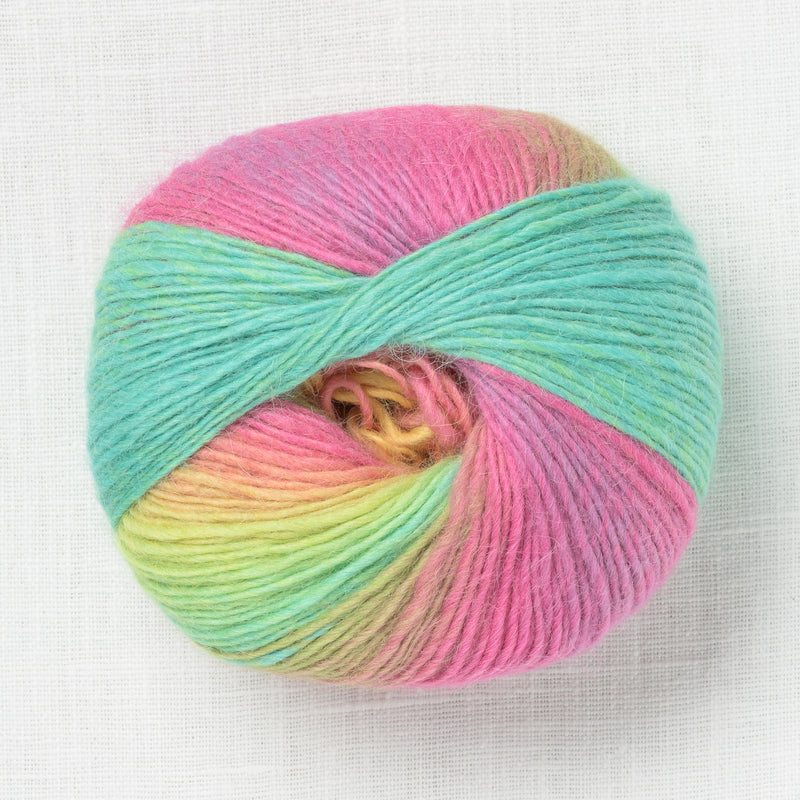 Lang Yarns Aurora 6 Turquoise Pink Orange Yellow