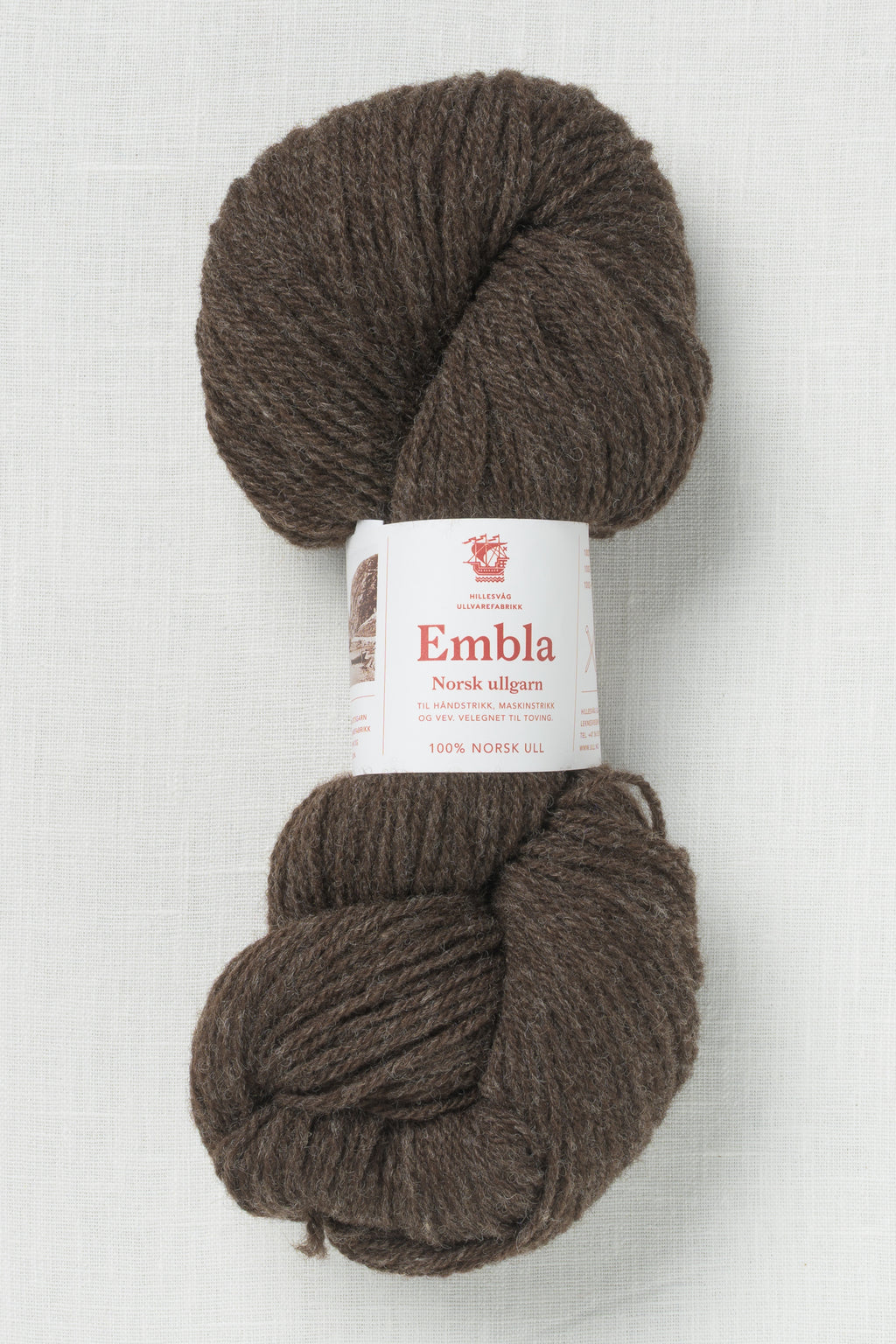 Hillesvåg Embla 6148 Heathered Dark Brown