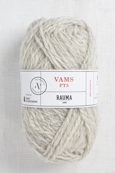 Rauma Vamsegarn 3 Light Gray Heather