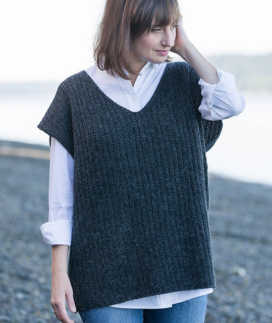 Flat Rib Popover by Churchmouse Yarns and Teas