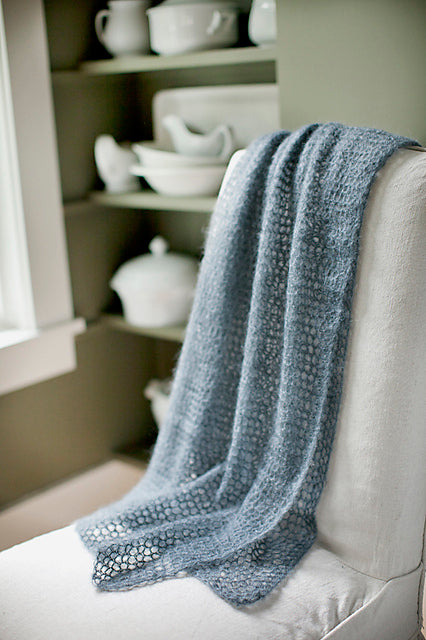 Kelly's Frothy Scarf & Wrap by Churchmouse Yarns and Teas