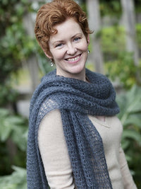 Kelly's Frothy Scarf & Wrap by Churchmouse Yarns and Teas