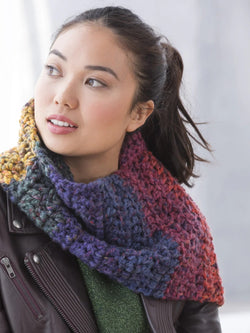 Lakehurst Cowl (Crochet) by Lion Brand Yarn