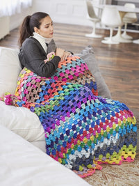 Wild Weekend Afghan (Crochet) by Lion Brand Yarn