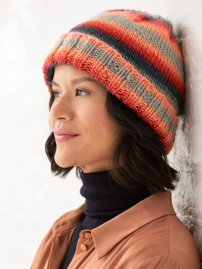 Hazlet Hat (Knit) by Lion Brand Yarn