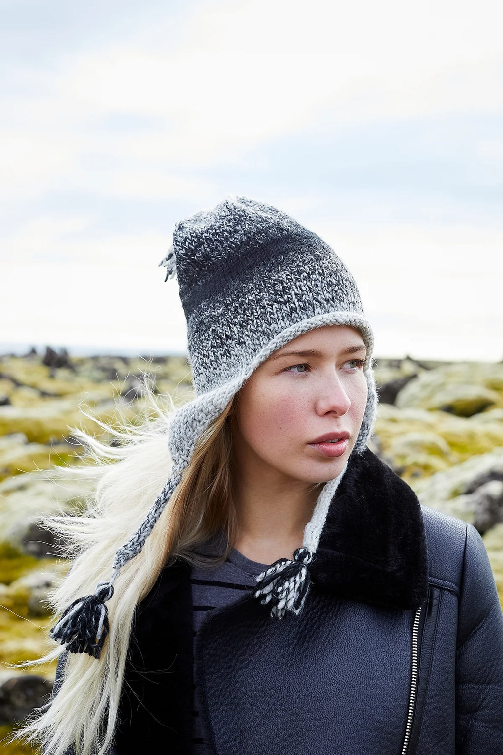 Huldra Hat (Knit) by Lion Brand Yarn