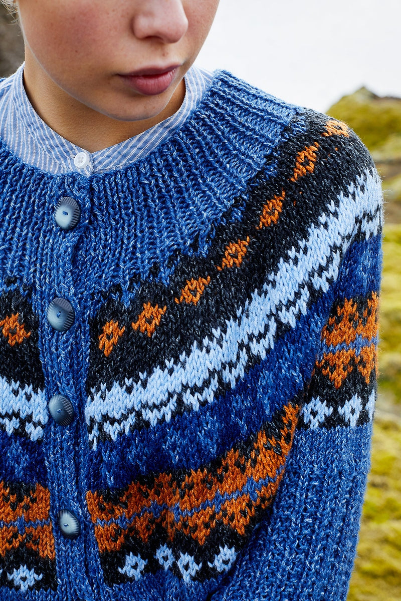 Petrine Cardigan (Knit) by Lion Brand Yarn