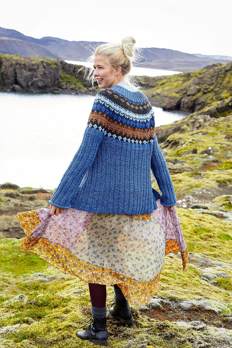 Petrine Cardigan (Knit) by Lion Brand Yarn