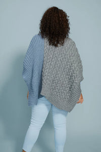 Lane Poncho (Knit) by Lion Brand Yarn