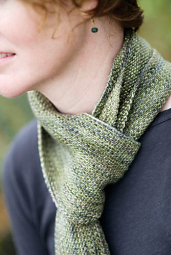 Koigu Linen Stitch Scarf by Churchmouse Yarns and Teas