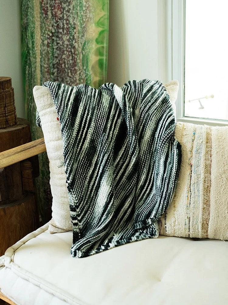 Bloomfield Baby Afghan (Knit) by Lion Brand Yarn