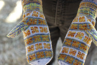 Paint Box Mittens by Kristin Ornolfsdottir