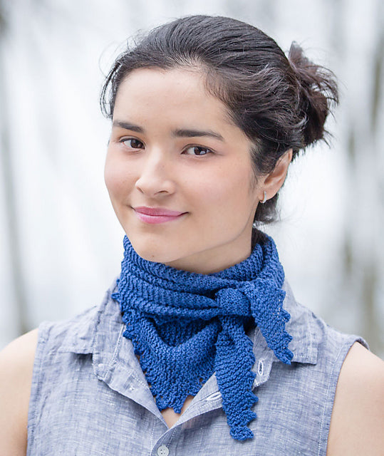 Pinking Shears Scarf by Churchmouse Yarns and Teas