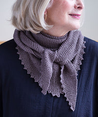 Pinking Shears Scarf by Churchmouse Yarns and Teas
