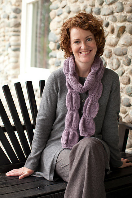 Ruched Scarf & Wrap by Churchmouse Yarns and Teas
