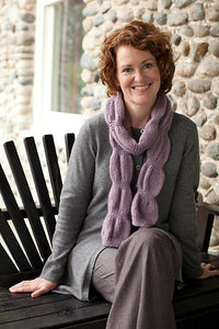 Ruched Scarf & Wrap by Churchmouse Yarns and Teas