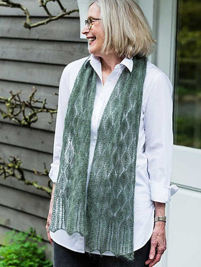 Tea Leaf Lace Scarf & Shawl by Churchmouse Yarns and Teas