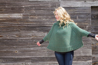 Bonny Raglan Poncho by Pamela Wynne