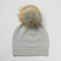 Lovafur Luxe Faux Fur Pom Cornflower Raccoon