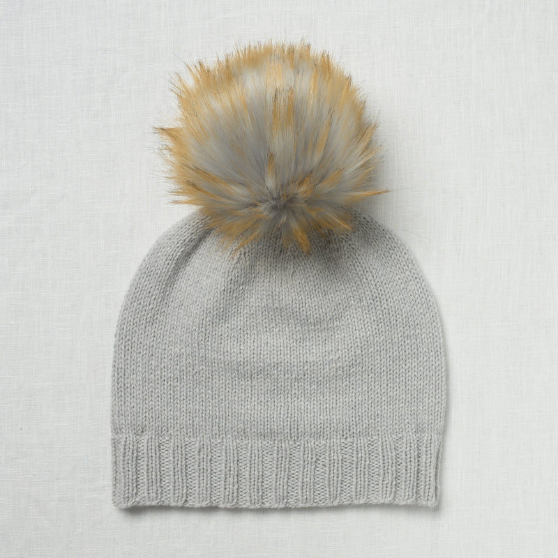Lovafur Luxe Faux Fur Pom Cornflower Raccoon