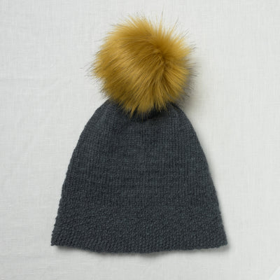Lovafur Luxe Faux Fur Pom Mustard Fox