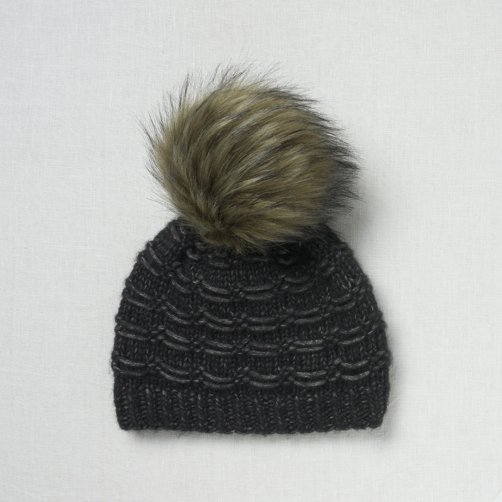 Lovafur Luxe Faux Fur Pom Green Raccoon