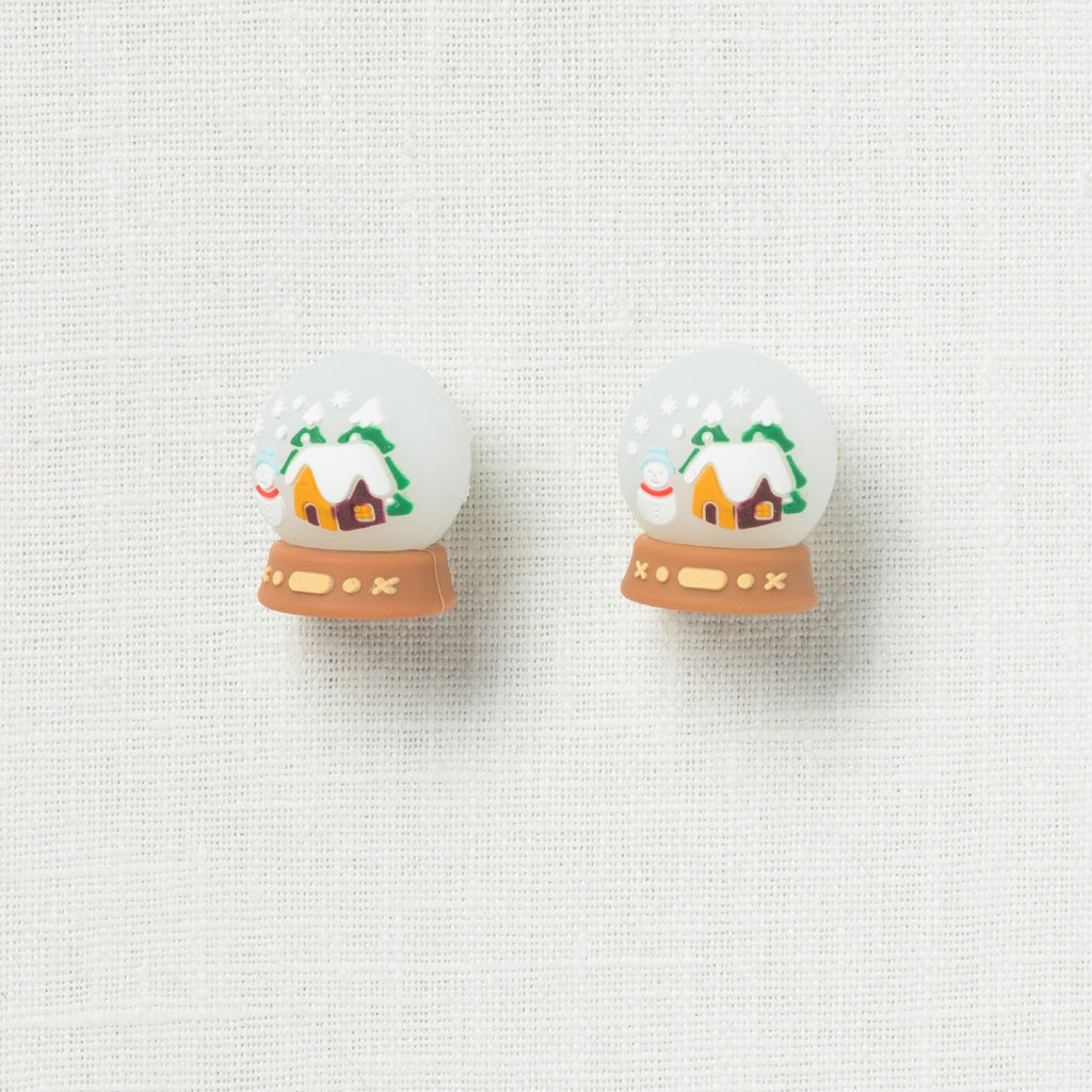 Fox & Pine Stitch Stoppers, Christmas Snow Globe