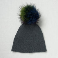 Lovafur Luxe Faux Fur Pom Purple Harlequin