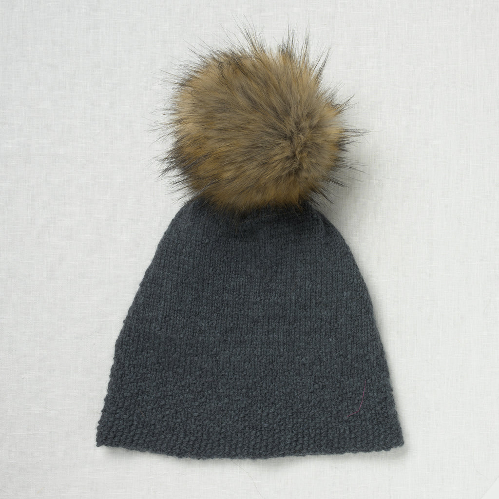Lovafur Luxe Faux Fur Pom Stone Raccoon