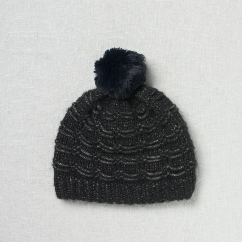 Lovafur Luxe Faux Fur Baby Pom Dark Blue Rex