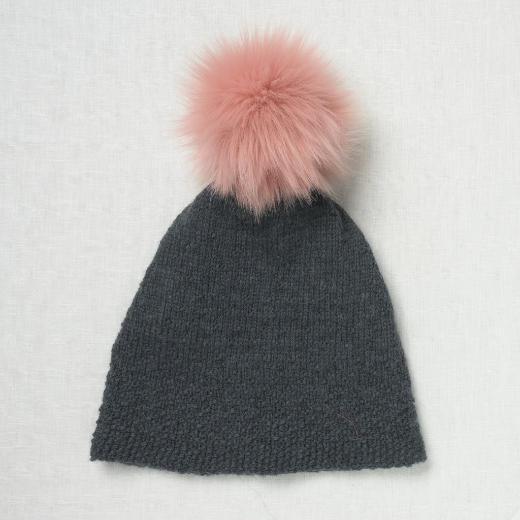 Lovafur Luxe Faux Fur Pom Quartz Rose Fox