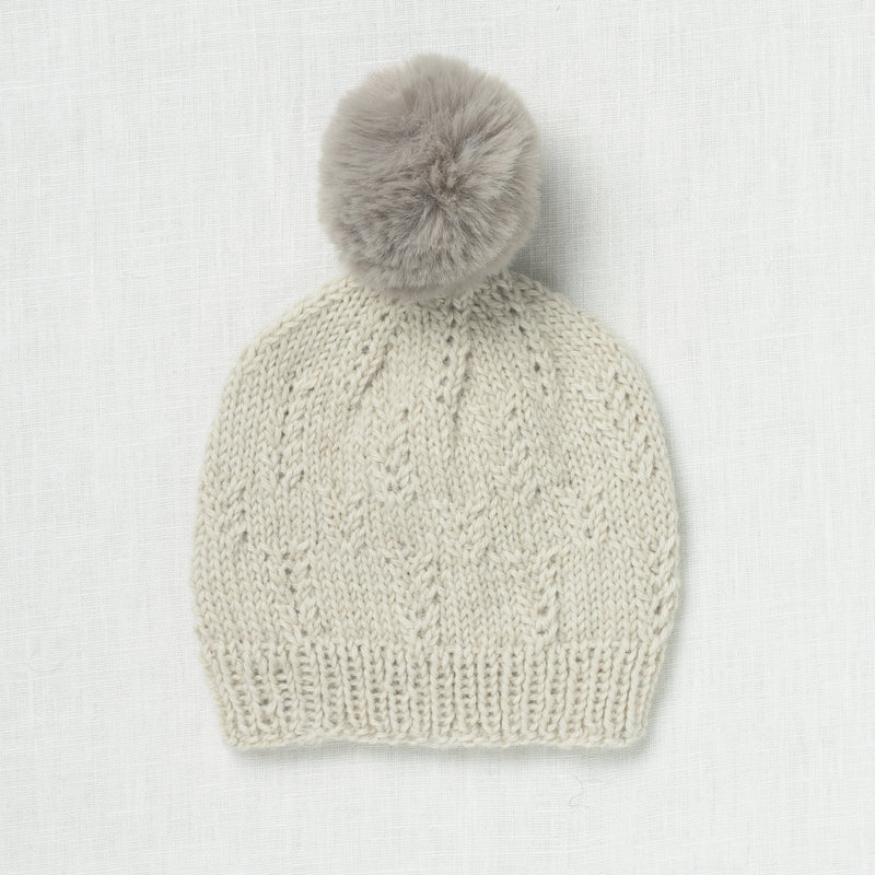Lovafur Luxe Faux Fur Baby Pom Light Grey Rex