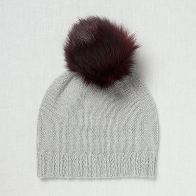 Lovafur Luxe Faux Fur Pom Wine Fox
