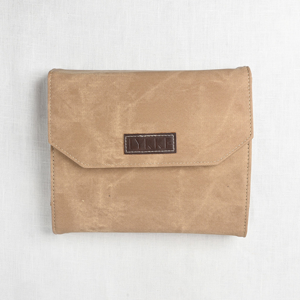 Lykke Umber 6" Interchangeable Crochet Hook Set, Umber Denim Case