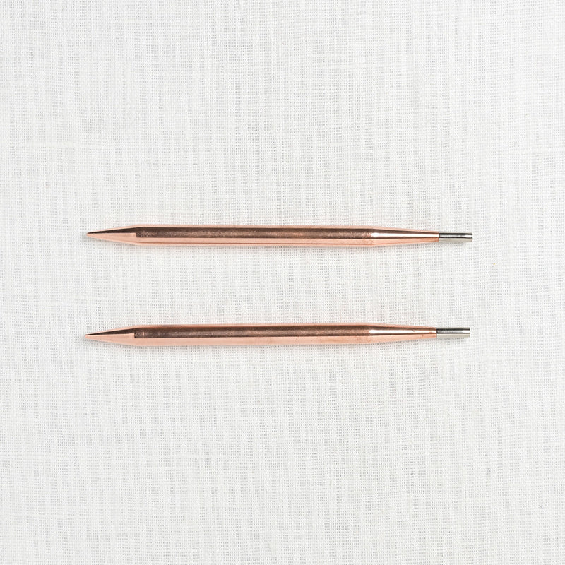 Lykke Cypra Copper 5" Interchangeable Circular Needle Set, Black Vegan Suede Case