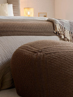 Diamond Bed Runner & Pouffe